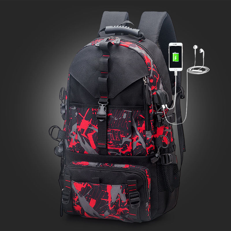 De gran Capacidad de Los Hombres mochila de viaje mochila de ocio al aire libre bolsa de equipaje bolso del alpinismo mochila impermeable
