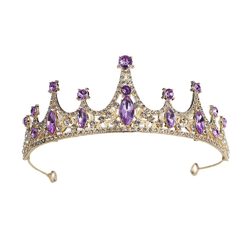 Металлический корейский детский аксессуар для волос для принцессы, для невесты, золотистая вода, ободок, свадебные украшения