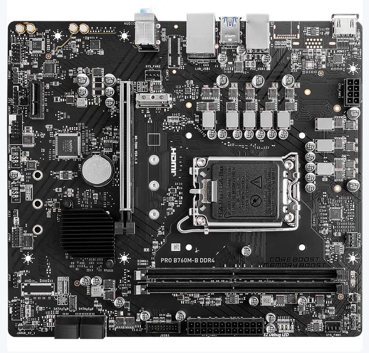 Suitable for MSI PRO B760M-B DDR4 gaming computer motherboard supports CPU