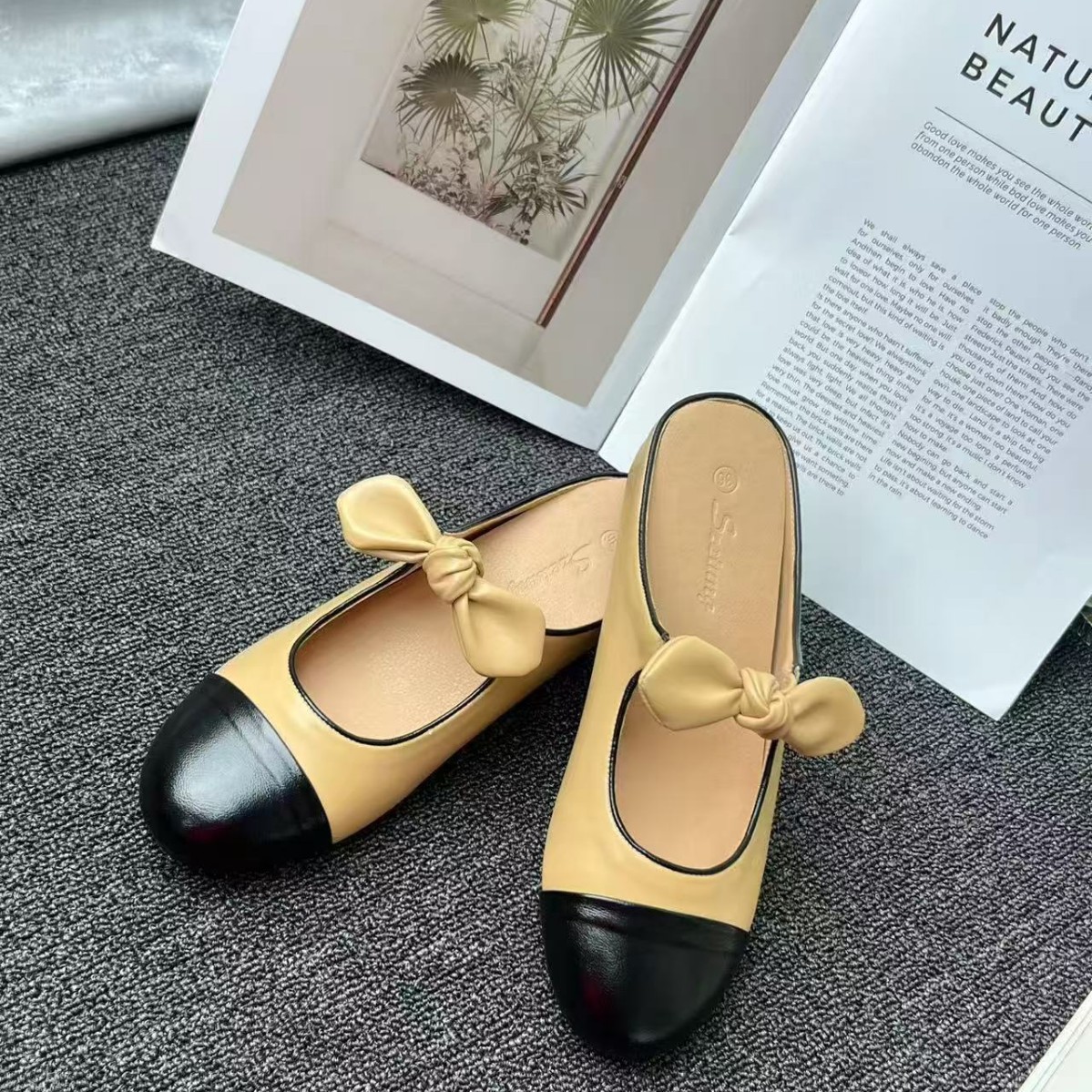 Bailarinas Mary Jane Con Cuña Oculta Y Lazo Para Mujer De Cuero_voghion.com