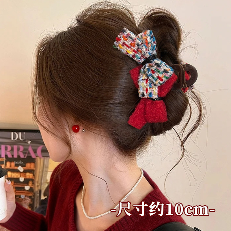 Clip grande para el cabello, pinza elegante para mujeres con cabello grueso