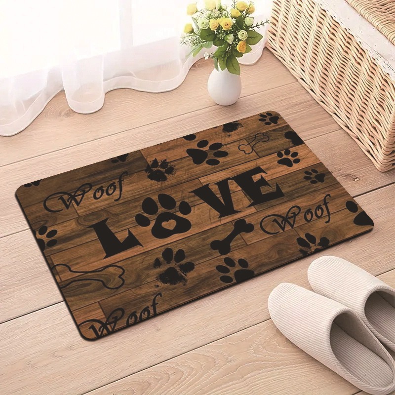 Transfronterizo TEMU alfombra de piso para mascotas resistente al desgaste se puede cortar alfombra de piso de barro de diatomeas absorción de agua americana alfombra antideslizante de secado rápido image 10