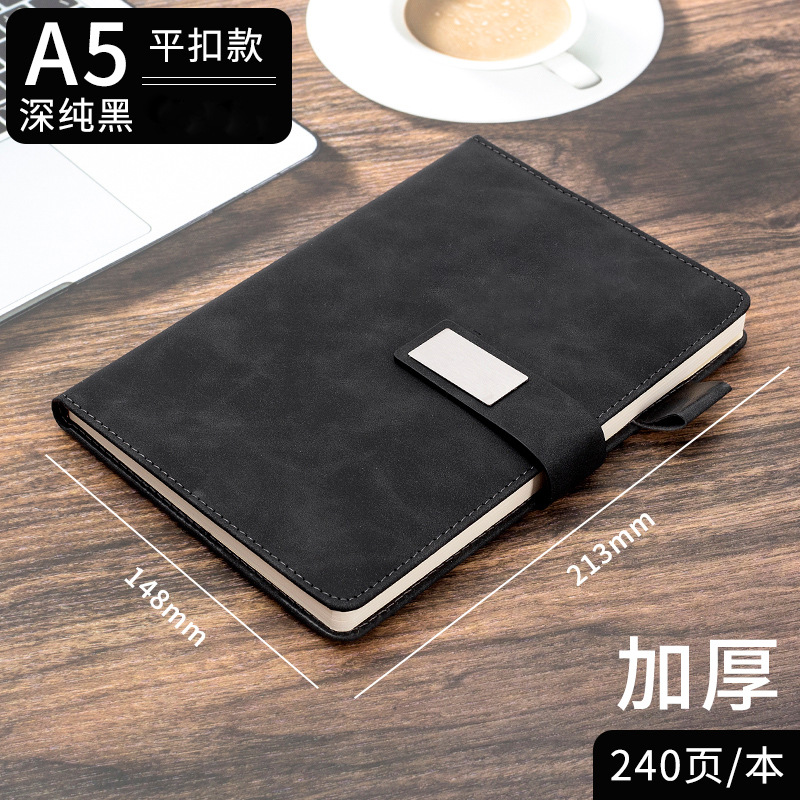 A5 버클북(사각버클)/블랙