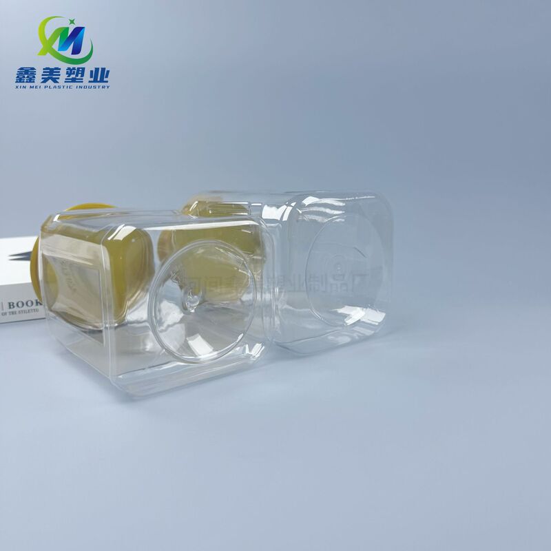 スポットプラスチック透明広口蜂蜜ペットボトル PET ナッツドライフルーツ増粘ペットボトルスナック保存瓶|undefined
