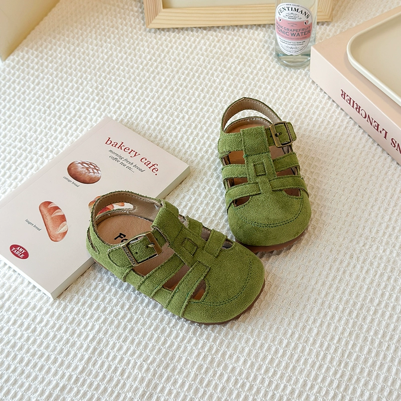 Children's summer shoes, fashionable comfortable footwear for boys for leisure girl's, sandals, Korean style, 2025 years