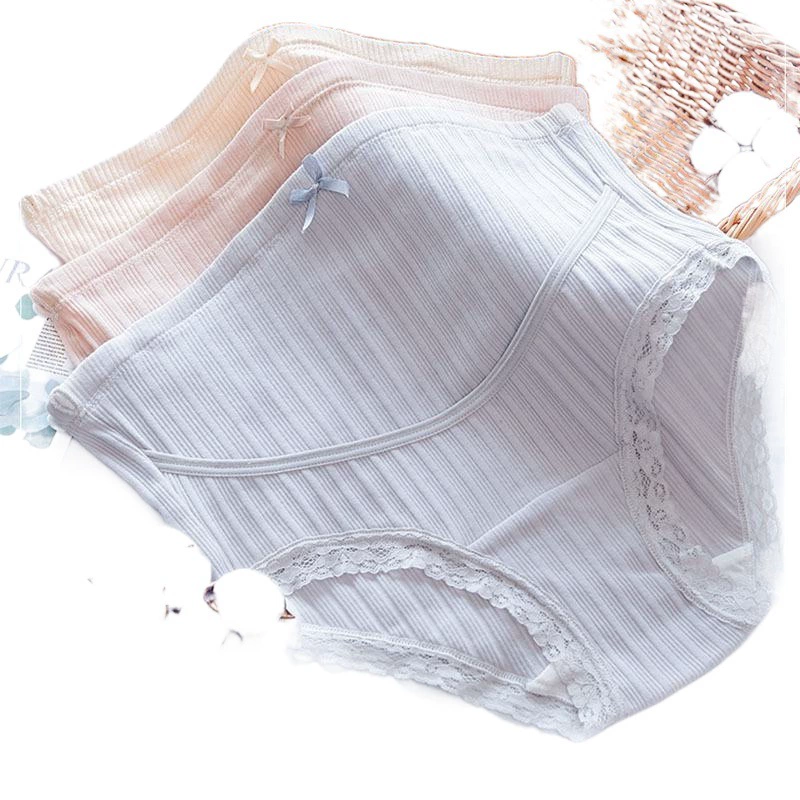 Трусы для беременных комфортны для среднего срока беременности, ранней летней поры, ранних стадий беременности, полностью хлопковые, для позднего срока беременности, больших размеров, свободные, с высокой талией, тонкие.