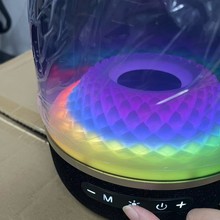 华强北琉璃五曼哈同款蓝牙顶配炫彩灯音响无线5低音炮音箱卡顿LP-