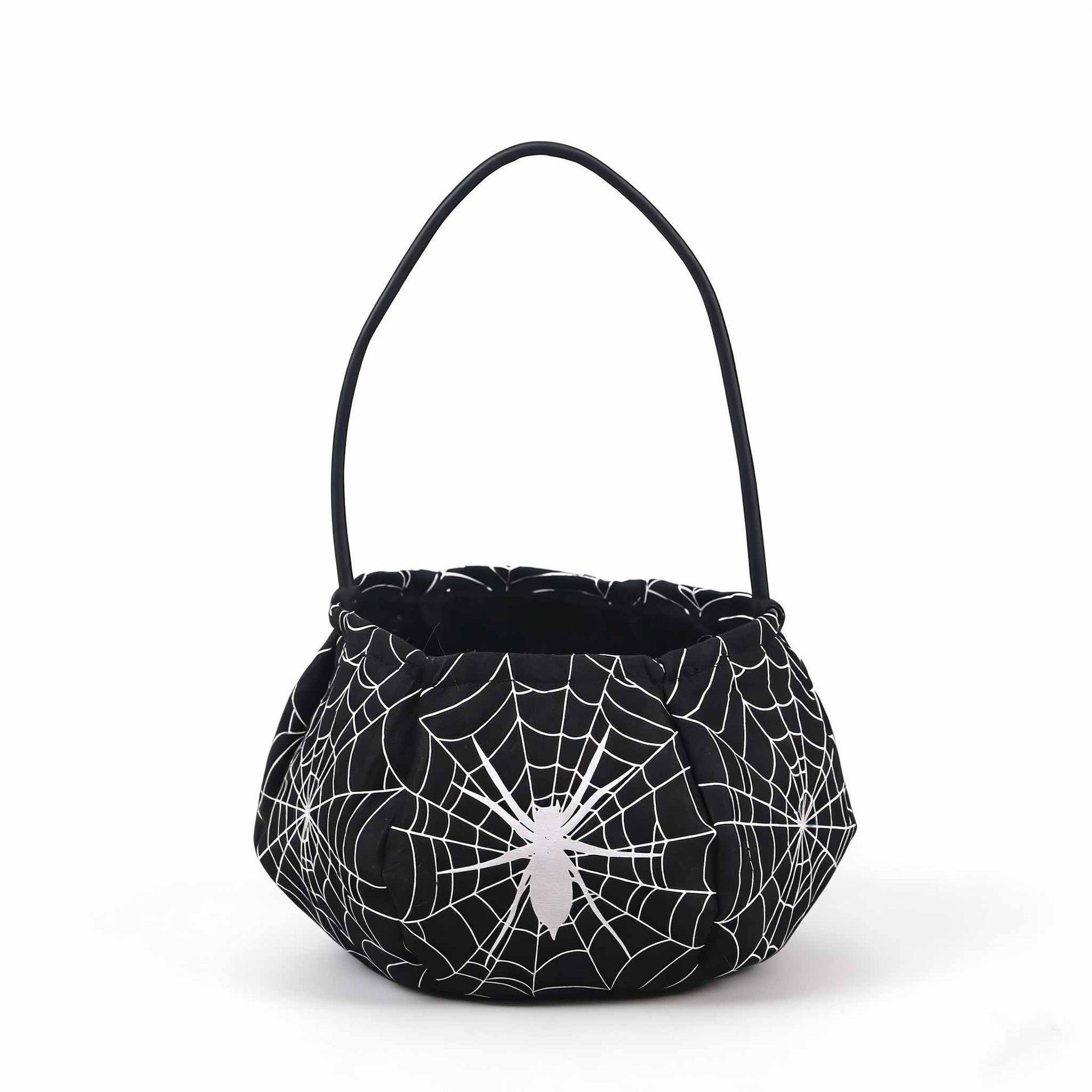 Bolsa de dulces de Halloween portátil bolsas de calabaza tridimensionales para niños regalos props de fiesta de fantasmas brujas transfronterizas props de fiesta de fantasmas