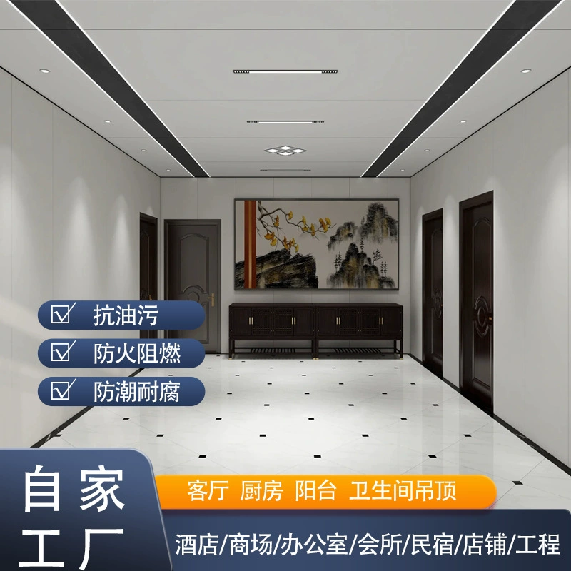 Подвесной потолок весь алюминий большой лист второго уровня офисный проект потолка интегрированный потолочный алюминиевый пуговик для гостиной оптовая сотовая✅