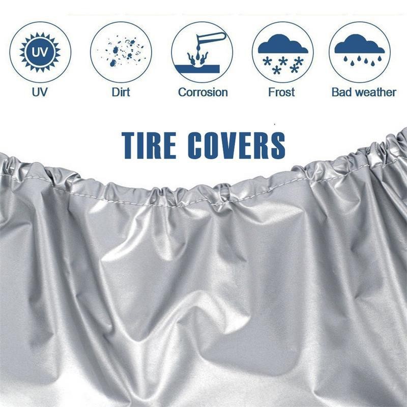 Cross-Border Rv Tire Cover to Prevent Dogs from Peeing on Wheels, Car Repair Aluminum Film Tire Protector, Wheel Hub Waterproof Cover