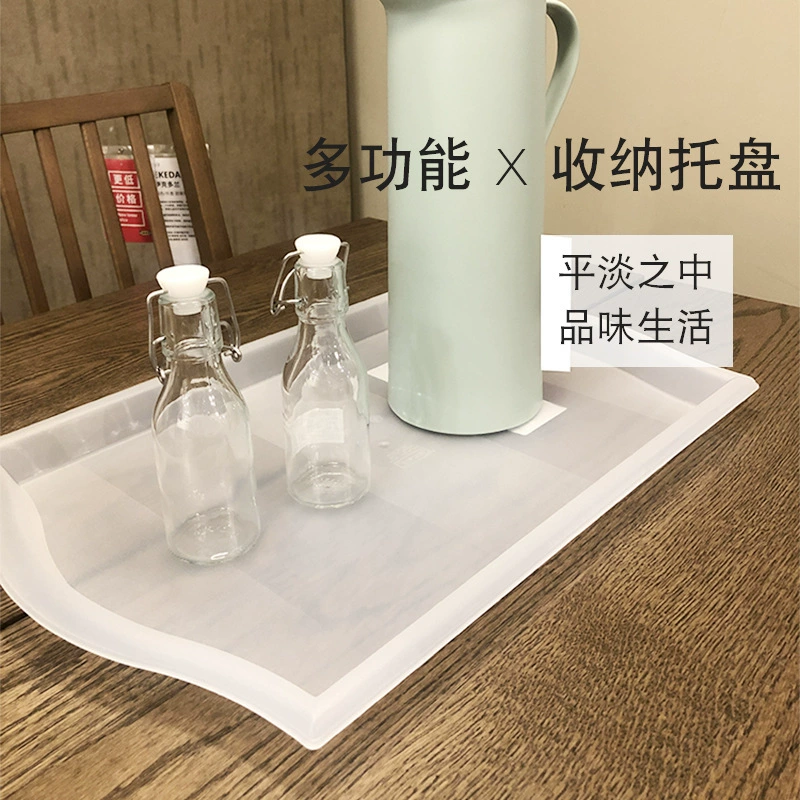 Поднос прямоугольный пластиковый чайный поднос Домашняя водяная чашка чайная чашка тарелка Закуски фруктовые конфеты поднос