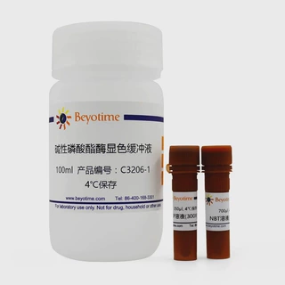 C3206-共100ml BCIP/NBT碱性磷酸酯酶显色试剂盒ALL AKP 碧云天