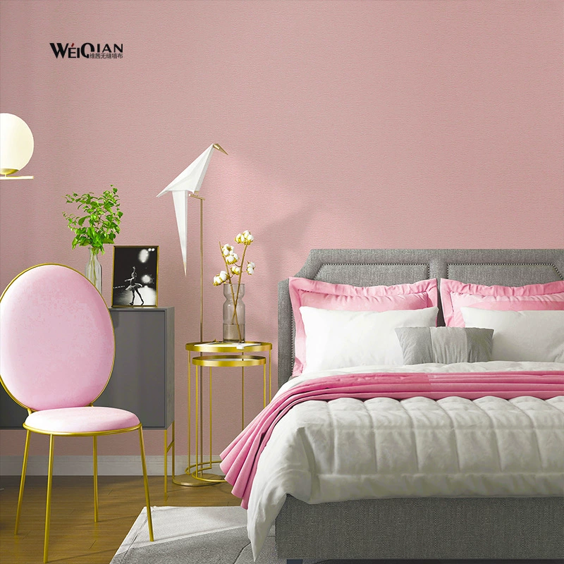 Seamless wall fabric Morandi color high-precision wall covering for living room and bedroom, thickened and densely woven, suitable for whole house