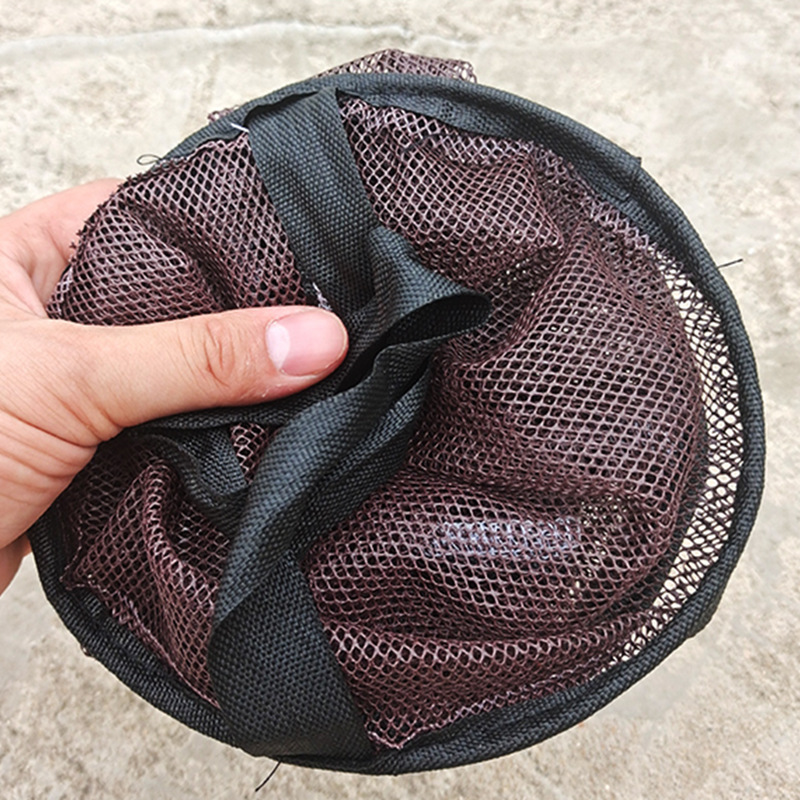 Fishing net with various sizes for glue, suitable for wild fishing in small streams, can hold whitefish, shrimp, crabs, simple fish basket