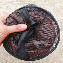 Fishing net with various sizes for glue, suitable for wild fishing in small streams, can hold whitefish, shrimp, crabs, simple fish basket