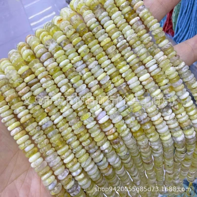 Semi-Finished DIY Jewelry Wholesale Zərgərlik ara hissələri - natural-yellow-opal-26mm