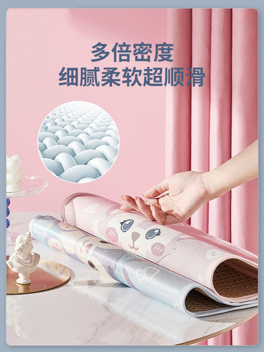 新疆批发哥冰丝坐垫夏季冰垫透气凉垫椅子凉席垫子办公室久坐椅垫