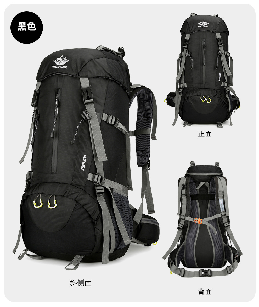 Mochila de Senderismo Warheim, Gran Capacidad, Impermeable, Multiusos