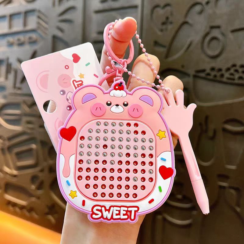 자석구슬 드로잉보드 미로 [핑크케어베어]