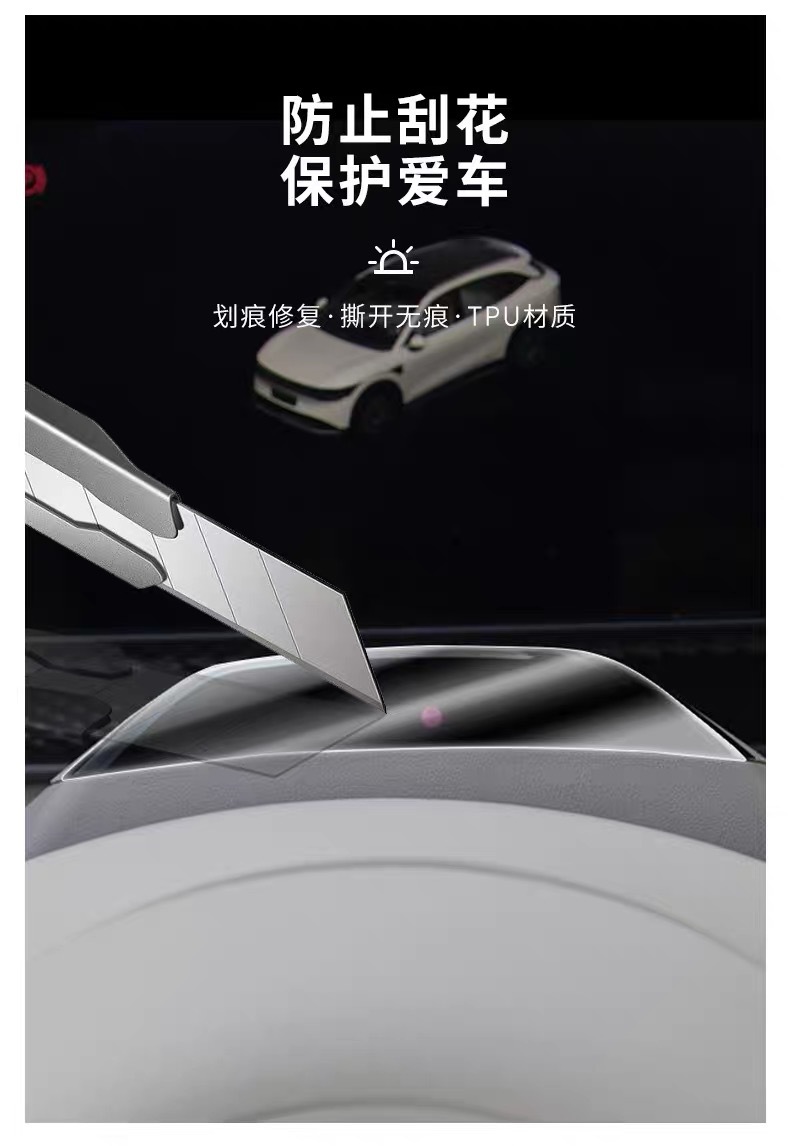 Renewal Protection Film for the Steering Wheel Face Recognition Camera Screen of Zeekr 001/9X/8X/007/Gt/7X/Mix