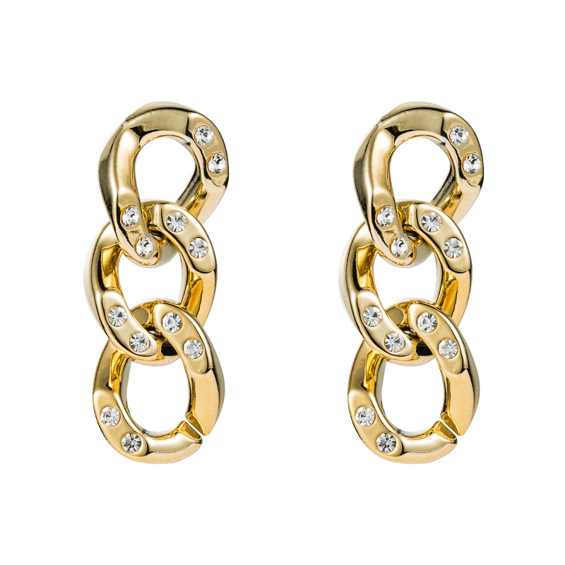 New Fashion Simple Chain Earrings display picture 8