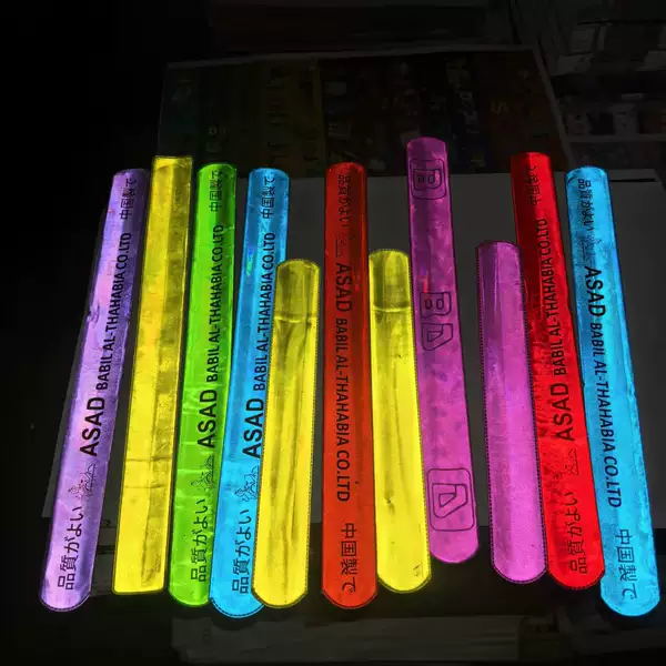 Cycling reflective snap bands, leg straps, safety bands for bicycles, night running warning pants, reflective snap bands