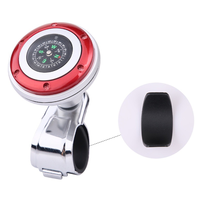 Car steering wheel booster ball labor-saving device with Compass auxiliary metal bearing truck steering artifact Universal