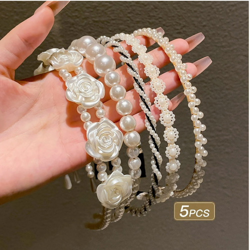 Eurasian imitation pearl hair clip, French retro hair pin, summer high-end feeling hair tie for women, new style, extremely beautiful face-washing hair accessory