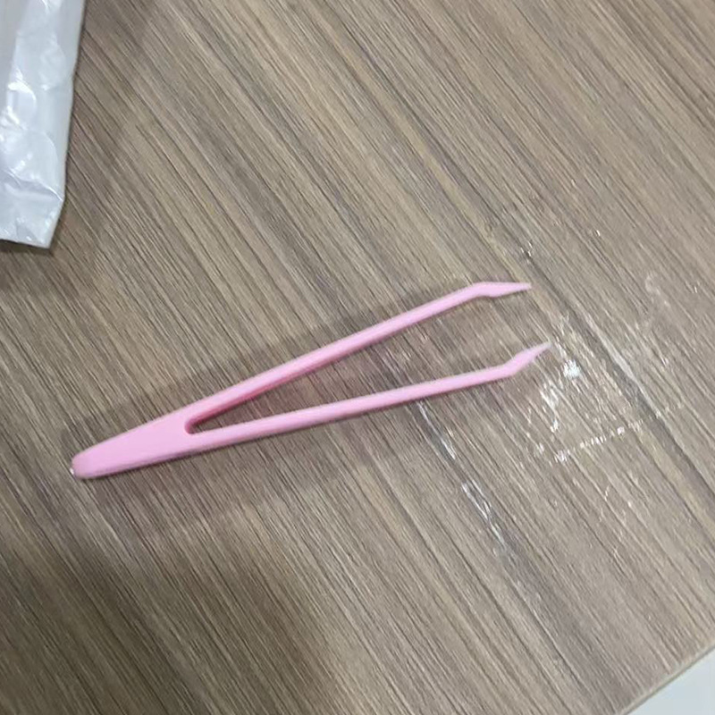 Hot-Selling In-Stock Nail Art Stickers, Plastic Tweezers, Journaling Tweezers, Curved Macaron Tweezers, Guka Journaling Tweezers