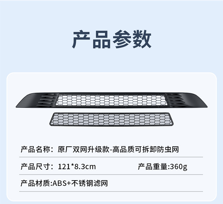 Bjbt Is Suitable for Tesla Model3/Y Insect-Proof Net Air Outlet Protective Net Protective Cover Renewed Version Modification Accessories