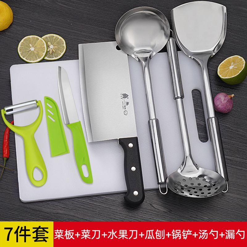 Junta de corte de verduras doméstica 2 - en - 1 placa adhesiva de corte de frutas de cocina conjunto de cuchillos de mesa cuchillo de cocina de plástico