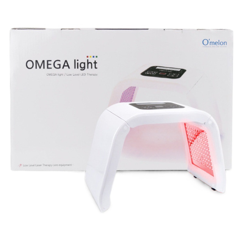 Espectrómetro LED popular transfronterizo instrumento de rejuvenecimiento de la piel de fotones coloridos espectrómetro plegable PDT instrumento de belleza de luz de color de rejuvenecimiento de la piel