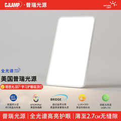 Full Spectrum Ceiling LED Super Bright Master Bedroom Lamp Modern Minimalist Seamless Purity Light Eye-Caring Living Room Lamp