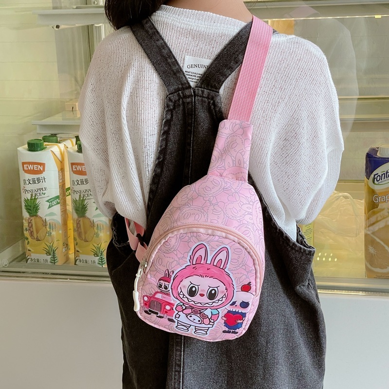 新型の布の子供の胸のカバンの漫画の男女の子供の斜めのショルダーバッグの幼稚園のかわいいカジュアルな小銭のショルダーバッグ|undefined