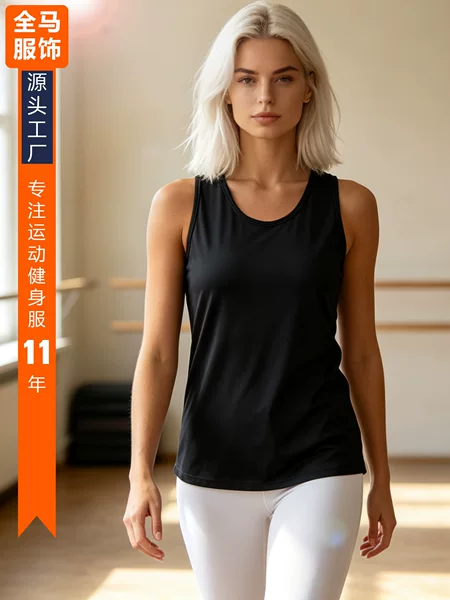 F8225 women's yoga vest is suitable for both indoor and outdoor sports, sweat-absorbent and breathable, suitable for running, casual wear, marathon, and fitness activities