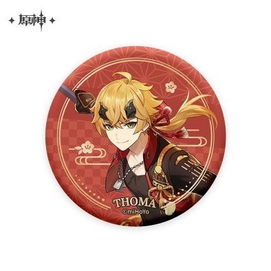 スポット正規品原神テーマ/縦絵シリーズ缶バッジバーピースカラー紙ペンダント人形|undefined