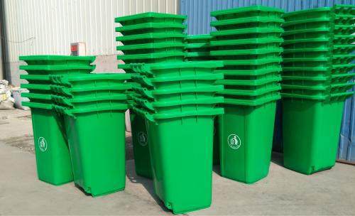 分类垃圾桶设备通佳塑料垃圾桶生产设备一套多少钱