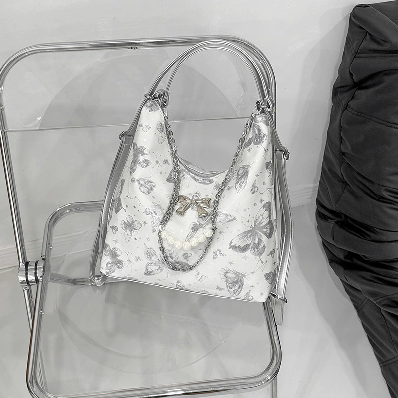 Capacious shoulder bag, universal backpack, high-end, for students