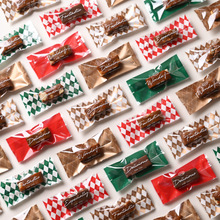 經典格子牛軋糖包裝袋糖果袋太妃糖巧克力咖啡糖機封袋廠家批發