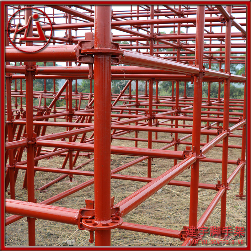 Ringlock 脚手架厂家 盘扣式脚手架 圆盘 菊花扣 带插销 牢固稳定