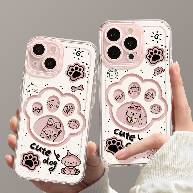 Cute Claws Suitable for Apple 16 Mobile Phone Case Iphone15Promax Cartoon 14Plus New Style 13 All-Inclusive 12 Cute Claws Suitable for Apple 16 Mobile Phone Case Iphone15Promax Cartoon 14Plus New Style 13 All-Inclusive 12