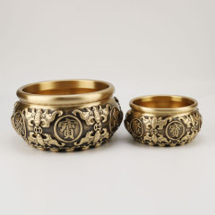 Wholesale Copper Baofu Treasure Pot, Brass Treasure Pot Ornament for Home Interior Office Craftsmanship Decoration