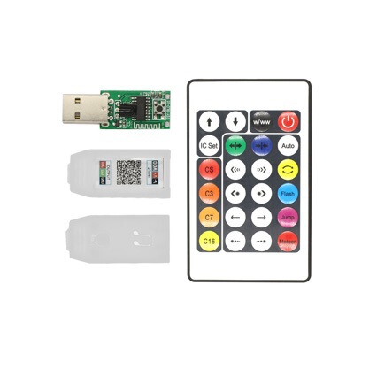 Baolian Lamp Control 24-Key Fantasy Controller 2811 2812 1903 16703 Fantasy Light with Fantasy