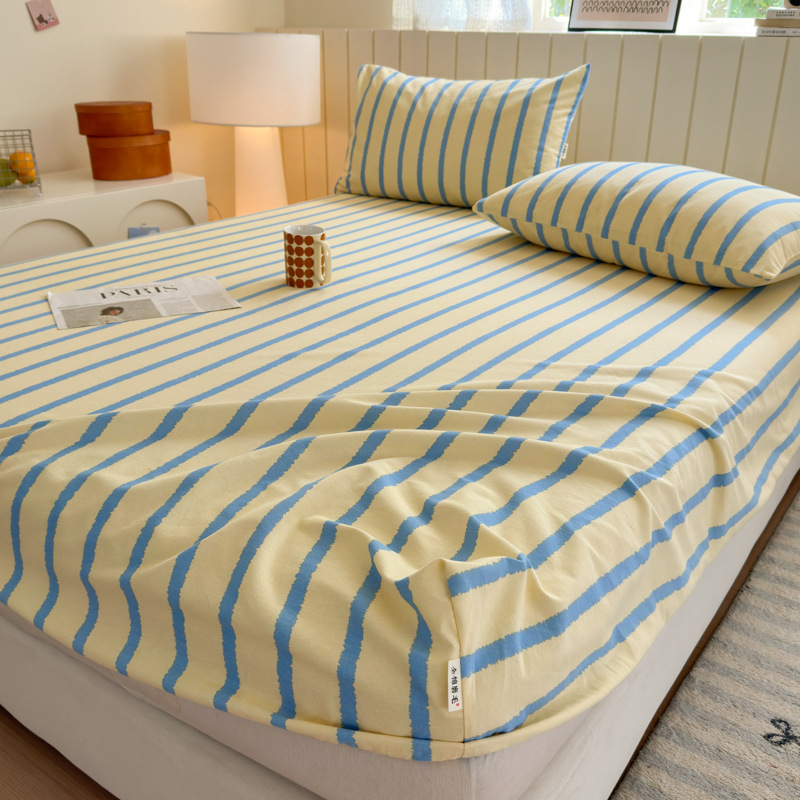 Cama de algodón grueso y molido, una sola pieza de algodón puro otoño y invierno, nueva cubierta de colchón doble