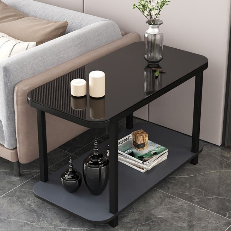 Sofa, Living Room Side Cabinet, Coffee Table, Small Apartment Storage Rack, Corner Table, Simple Modern Household Mobile Tea Table with Wheels Sofa, Living Room Side Cabinet, Coffee Table, Small Apartment Storage Rack, Corner Table, Simple Modern Household Mobile Tea Table with Wheels