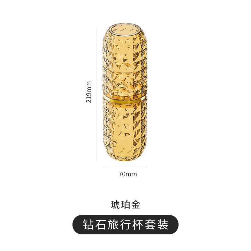 Patrón de diamante taza de viaje taza de lavado cepillo de dientes estudiante pareja viaje de negocios pasta de dientes cepillo de dientes taza de lavado traje de almacenamiento