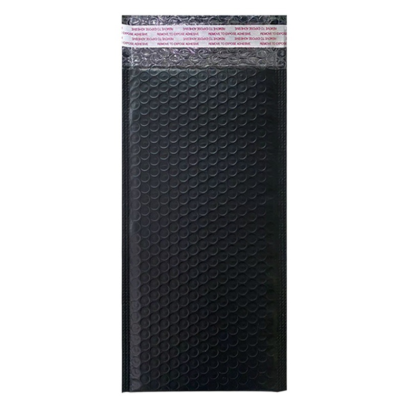 Bolsas de burbujas largas negras, bolsas autoadhesivas, bolsas de espuma gruesas en forma de tira larga, bolsas de embalaje autoadhesivas para envíos exprés, bolsas de embalaje para ropa.