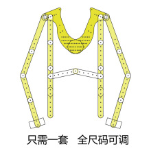 亚克力透明衣架白底图拍摄道具挂拍衣架服装拍摄拍照专用隐形衣架