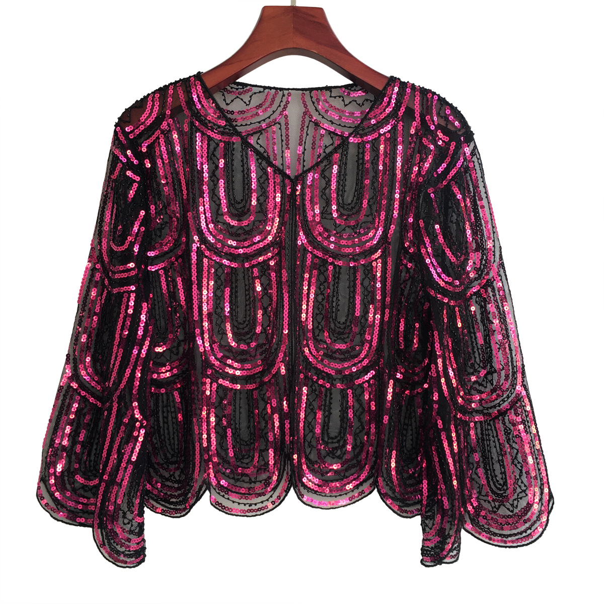 Figura U Negro Rosa Rojo