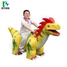 儿童骑乘硅胶电动车动物卡通电瓶车恐龙造型跑跑车自贡厂家直销